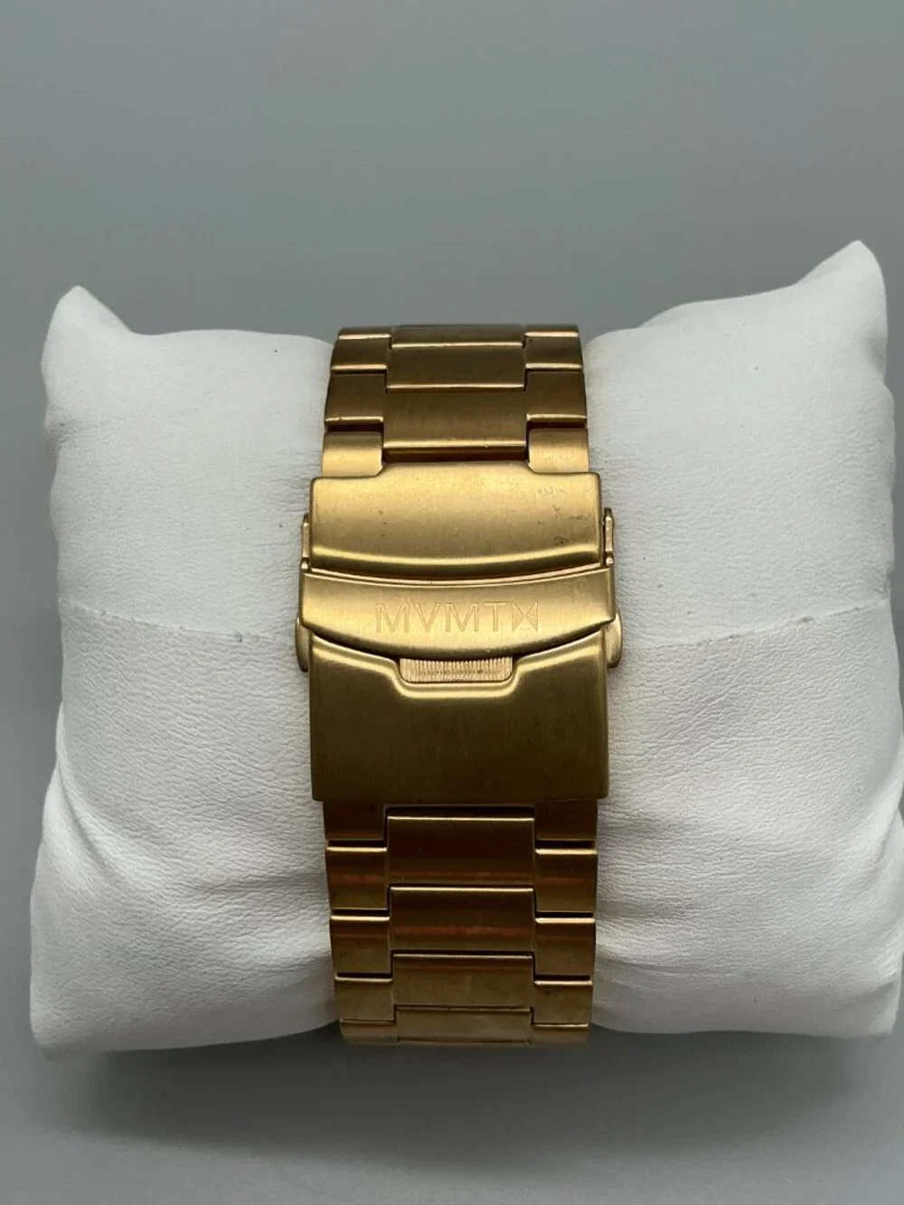 MVMT Element Atomic Gold Mens Watch 44mm Chronograph Gold Tone 7.5